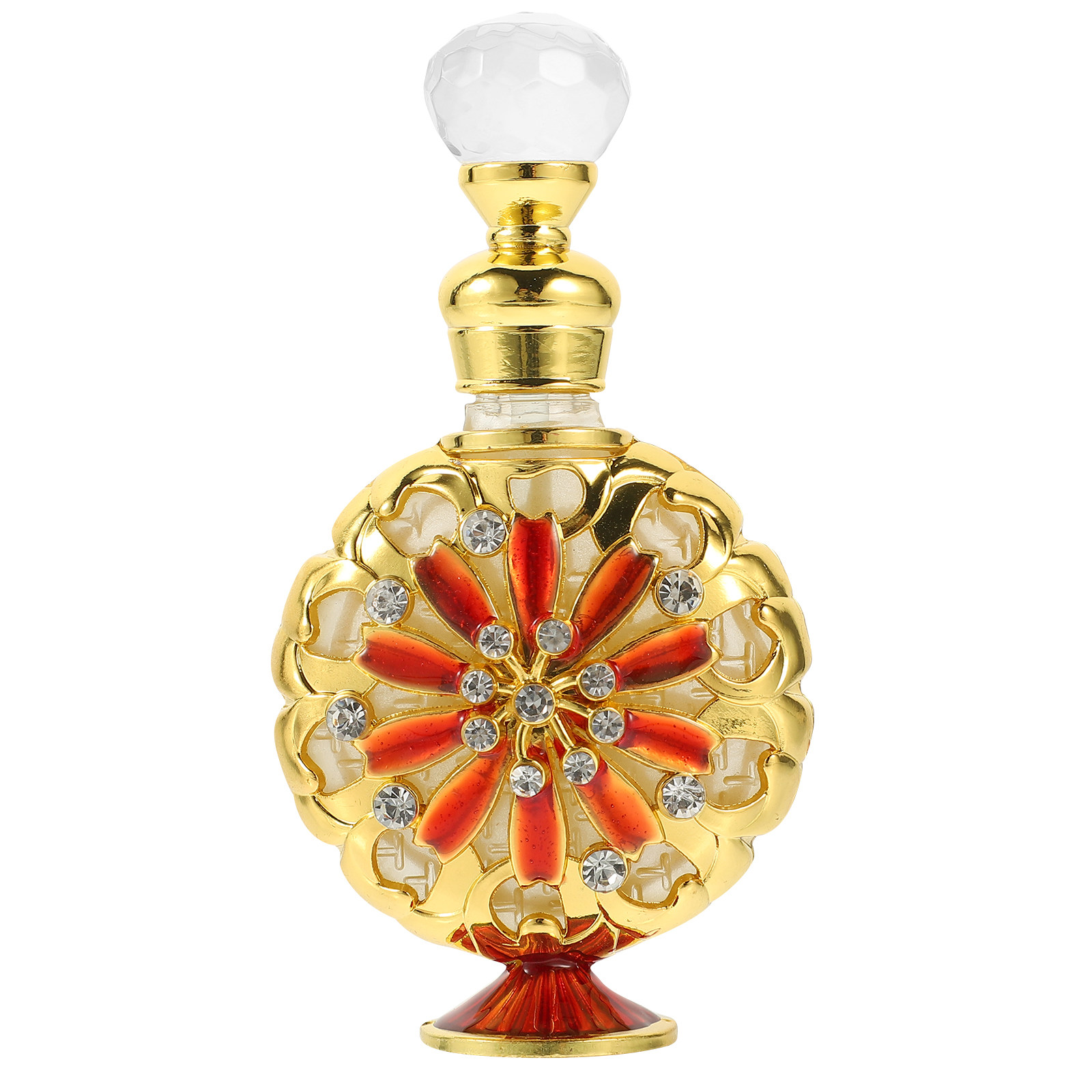 Unique Perfume Fragrance - ขวดน้ำหอมพกพาขนาด 30 มล. ดีไซน์หรูหรา สามารถเติมน้ำมันหอมระเหยได้ เหมาะสำหรับการเดินทาง