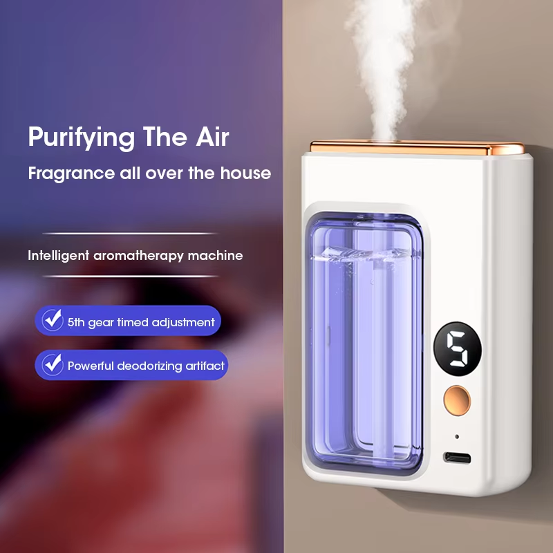 Perfume Fragrance Machine - เครื่องหอมอัตโนมัติขนาด 40 มล. เครื่องกระจายกลิ่นน้ำมันหอมระเหยเครื่องพ่นยาน้ำหอมสำหรับห้องครัวและห้องน้ำกำจัดกลิ่น