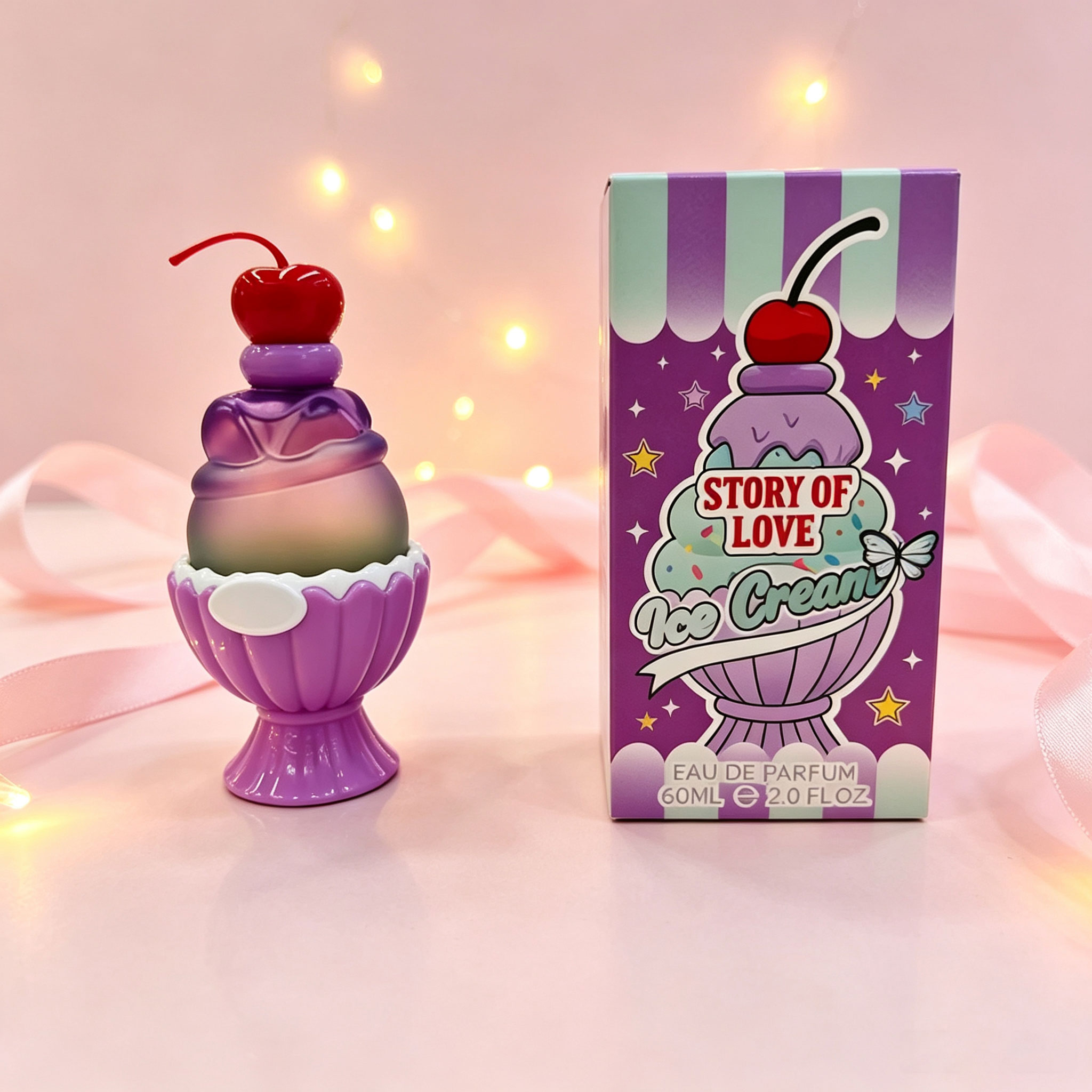 น้ำหอมรูปไอศกรีมน่ารัก 60 มล.  - Perfume Fragrance Bottle บทวิจารณ์และราคา