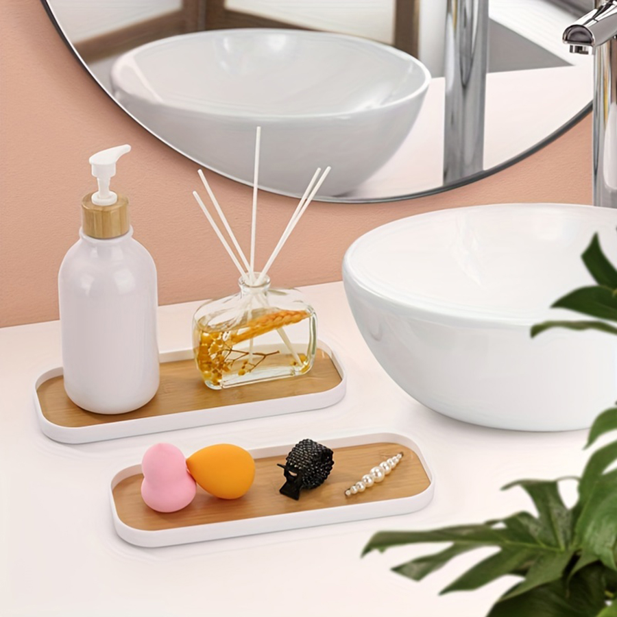 ถาดวางของในห้องน้ำแบบ 1 ชิ้น/2 - Perfume Fragrance Machine บทวิจารณ์และราคา